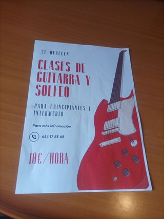Clases de guitarra