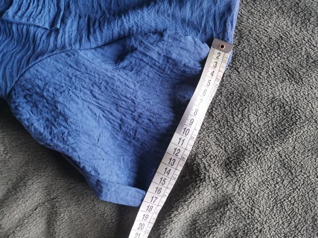 Tuta jumpsuit in poliestere blu