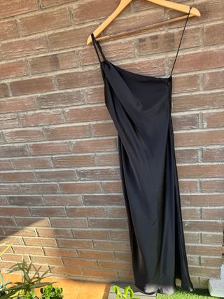 Vestido largo negro para fiesta