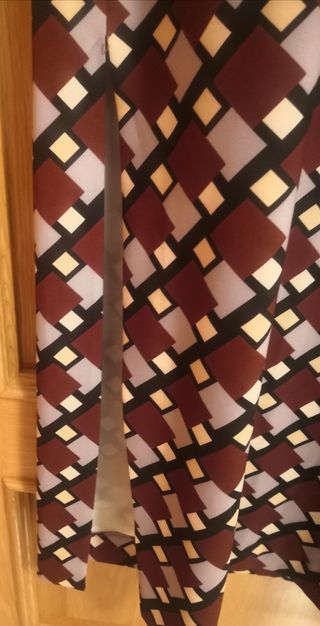 Vestido midi estampado Zara 