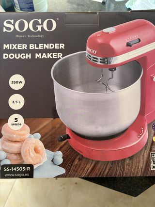 Amasadora Sogo SS-14505-R Roja 350W 3.5L