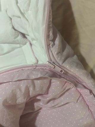 Saco de silla de paseo rosa lunares