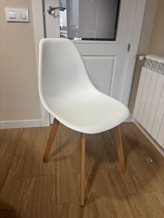 4 sillas modernas de comedor/cocina estilo nórdico
