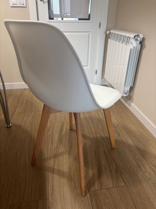 4 sillas modernas de comedor/cocina estilo nórdico