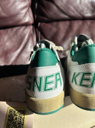 Golden Goose Ball Star Sneakers Blancas y Verdes