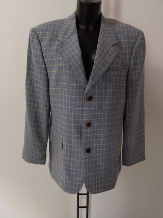 Blazer Hugo Boss Uomo Grigio Blu
