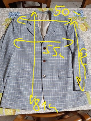 Blazer Hugo Boss Uomo Grigio Blu