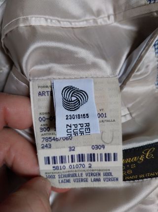 Blazer Hugo Boss Uomo Grigio Blu