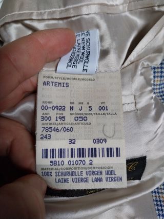 Blazer Hugo Boss Uomo Grigio Blu