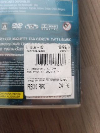 Friends - Tercera Temporada DVD