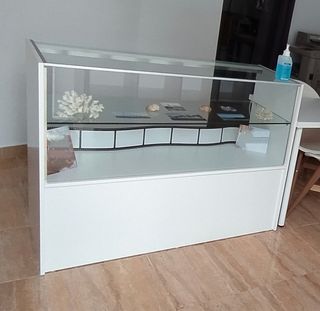 Mostrador Tienda con Vitrina Cristal