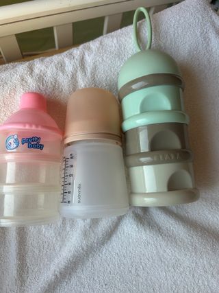 Pack bebé: Biberones y dispensador