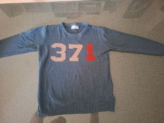 Jersey niño azul con números 371