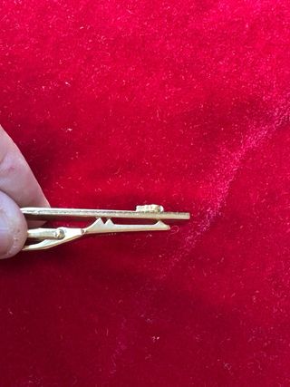 Pin Corbata Christian Dior Oro y Plata