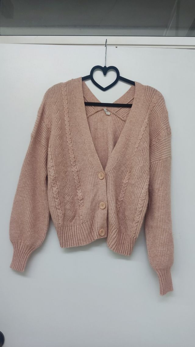 Cárdigan ONLY rosa mujer