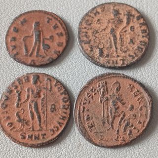 ≡ Lote 4 Monedas Romanas espectacular 