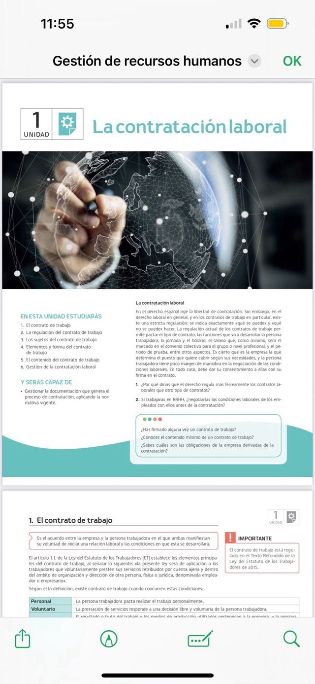 Gestión de recursos humanos