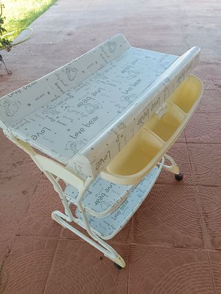 Silla coche + carro bebé + bañera cambiador