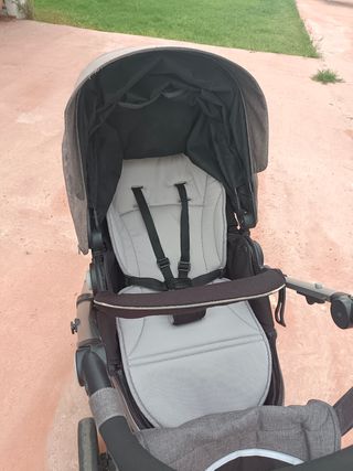 Silla coche + carro bebé + bañera cambiador