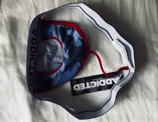 Tanga ADDICTED hombre azul camuflado