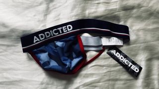 Tanga ADDICTED hombre azul camuflado