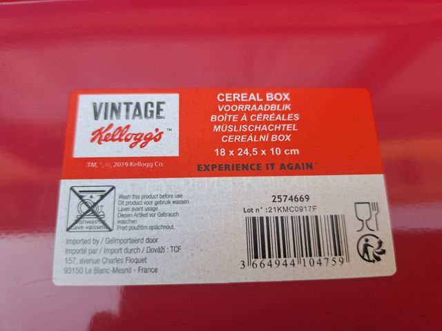 BOTE DE METAL CEREALES KELLOG'S SMACKS