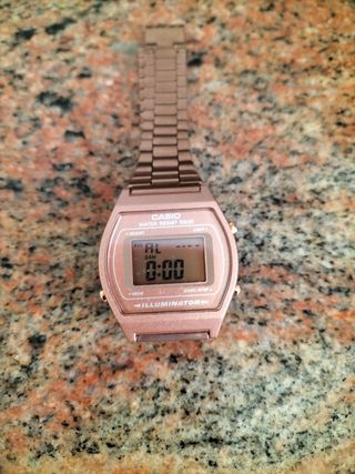 Reloj Casio Dorado Rosado vintage 