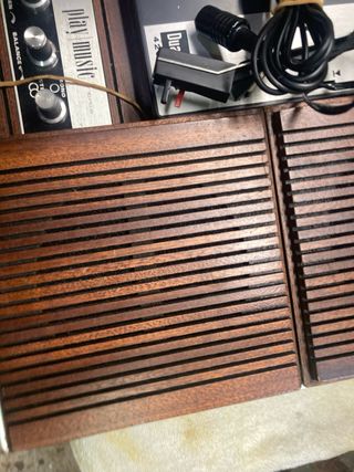 Tocadiscos Dual antiguo madera