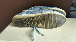 Zapatillas de mujer azul y gris