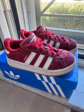 Adidas Campus Bambino Rosso num 31