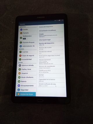 Tablet Samsung Negra