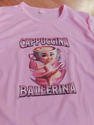 Camiseta Cappuccina Ballerina Talla 140 para niña