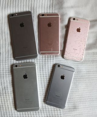 Lote x5 iPhones 6S y iPhone 6 Plus.