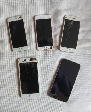 Lote x5 iPhones 6S y iPhone 6 Plus.