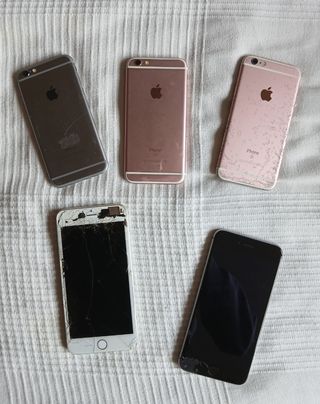 Lote x5 iPhones 6S y iPhone 6 Plus.