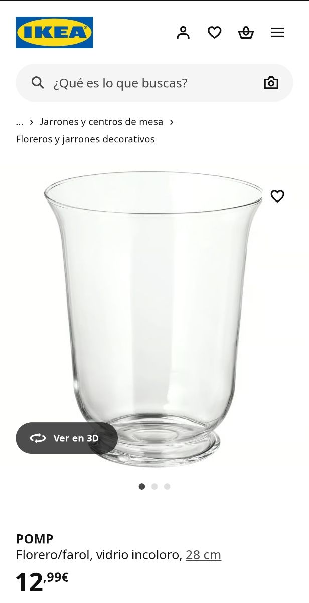 Florero/Farol IKEA POMP