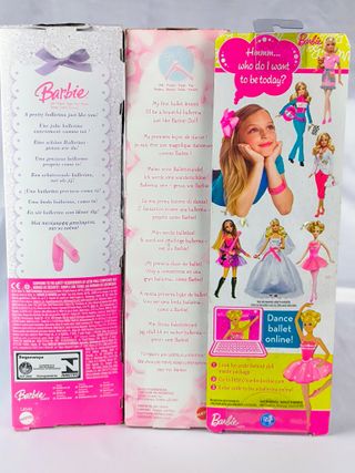 Barbie & Teresa PACK 3 BAILARINAS MORADAS