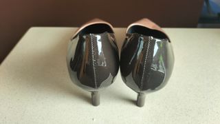 Zapatos Fama Beige/Gris Talla 39