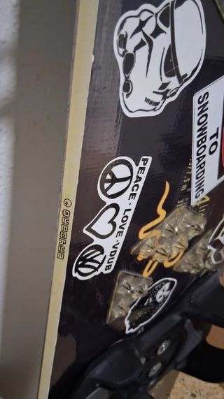 Tabla Snowboard con Fijaciones