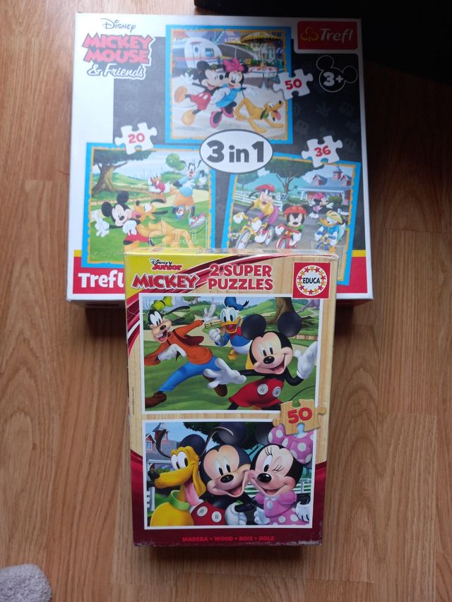 Puzzle 3 in 1 Disney Topolino e i suoi amici Trefl