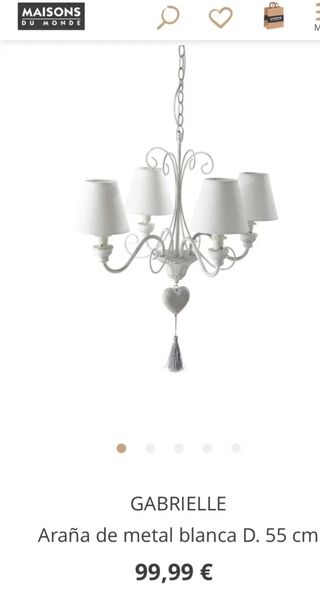 Lámpara Colgante GABRIELLE MAISONS DU MONDE