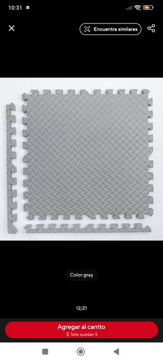 Cada pack 10€, Suelo de goma EVA puzzle