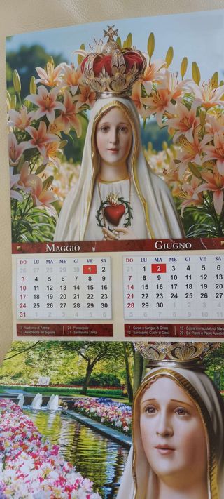 Calendario Frate Indovino + Madonna di Fatima