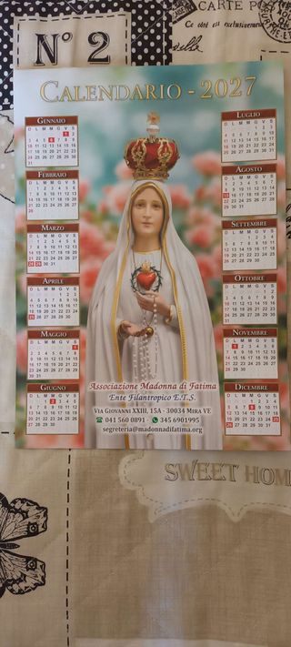 Calendario Frate Indovino + Madonna di Fatima