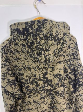 Felpa Hummel con cappuccio Camo Verde Taglia L