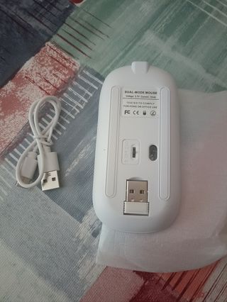 Ratón inalámbrico blanco - Amazon 