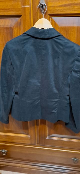 Giacca in velluto nero