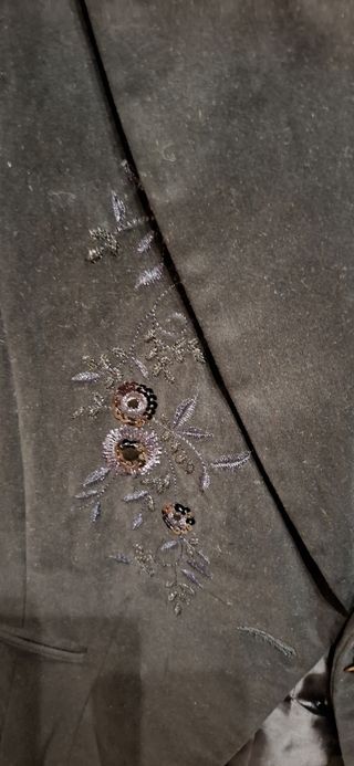 Giacca in velluto nero