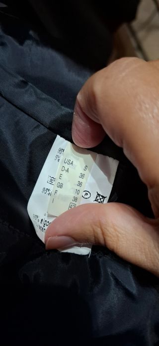 Giacca in velluto nero