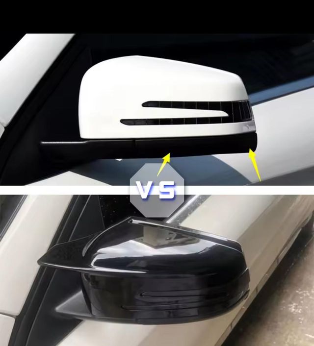 Carcasas Retrovisores Negro Brillo Mercedes